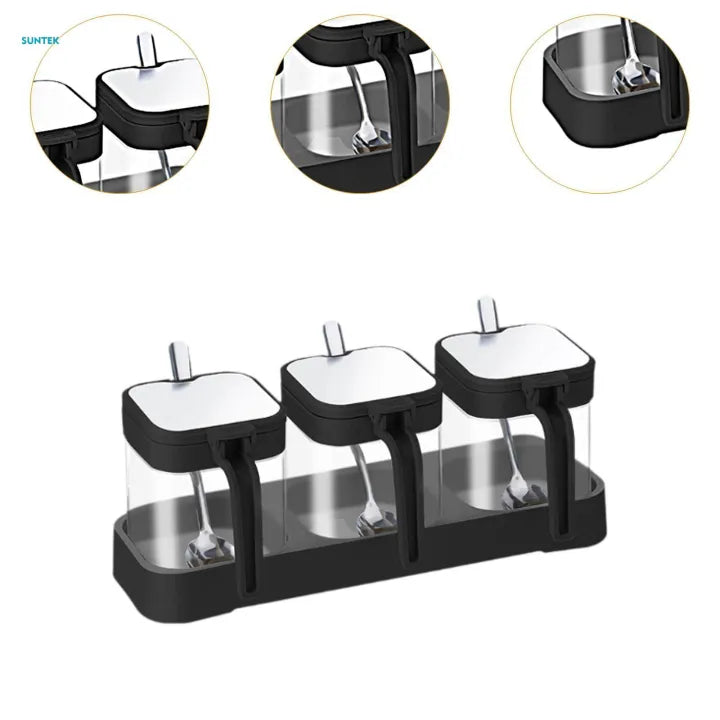 3-in-1 Seasoning Box Set | Black