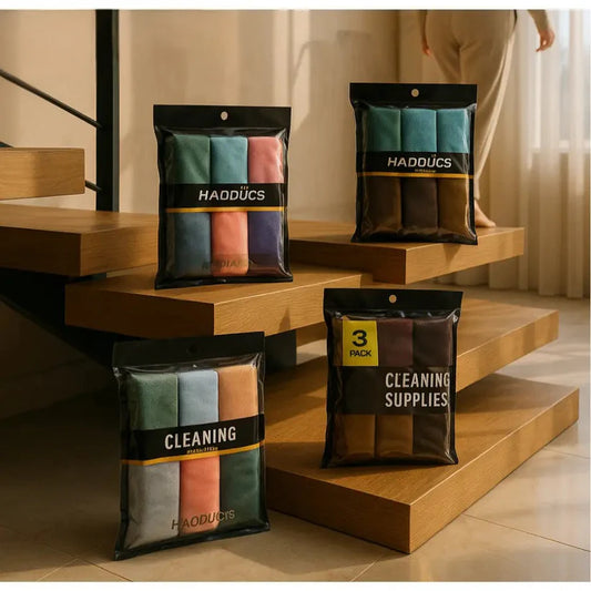 6-Piece Premium Microfiber Cleaning Cloth Set – Durable & Soft