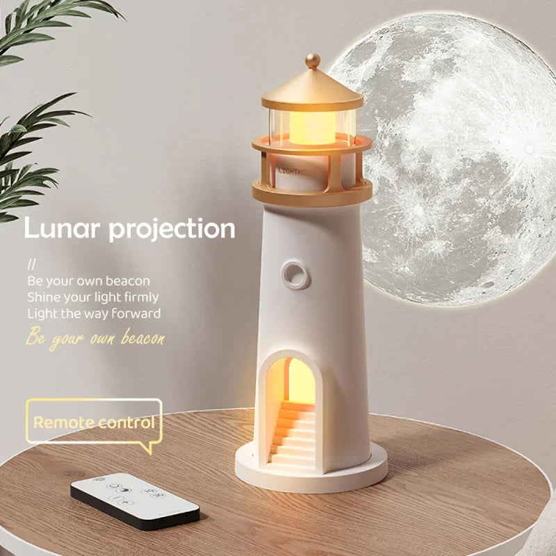 Lighthouse Ambient Light – Moon Projection Lamp