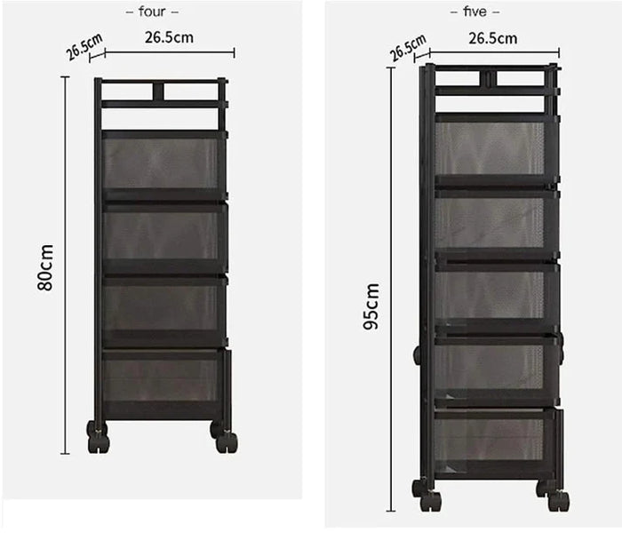 PREMIUM QUALITY ROTATING BASKET ORGANIZERS