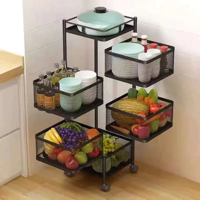 PREMIUM QUALITY ROTATING BASKET ORGANIZERS