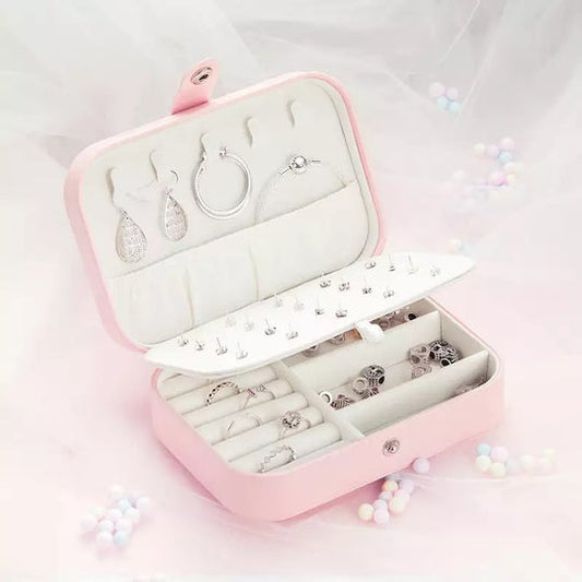 Mini Leather Jewellery Organizer Box