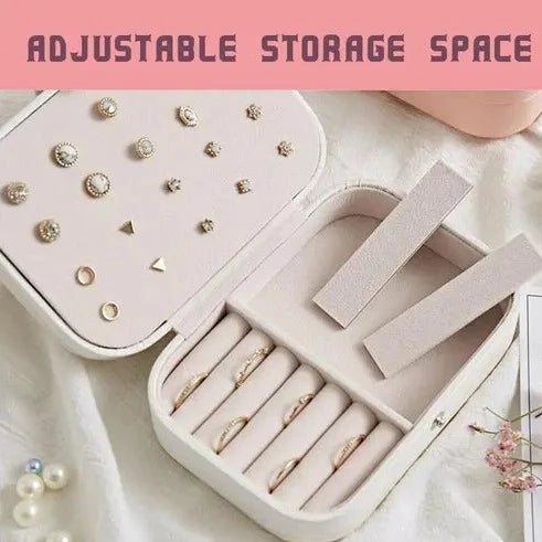 Mini Leather Jewellery Organizer Box