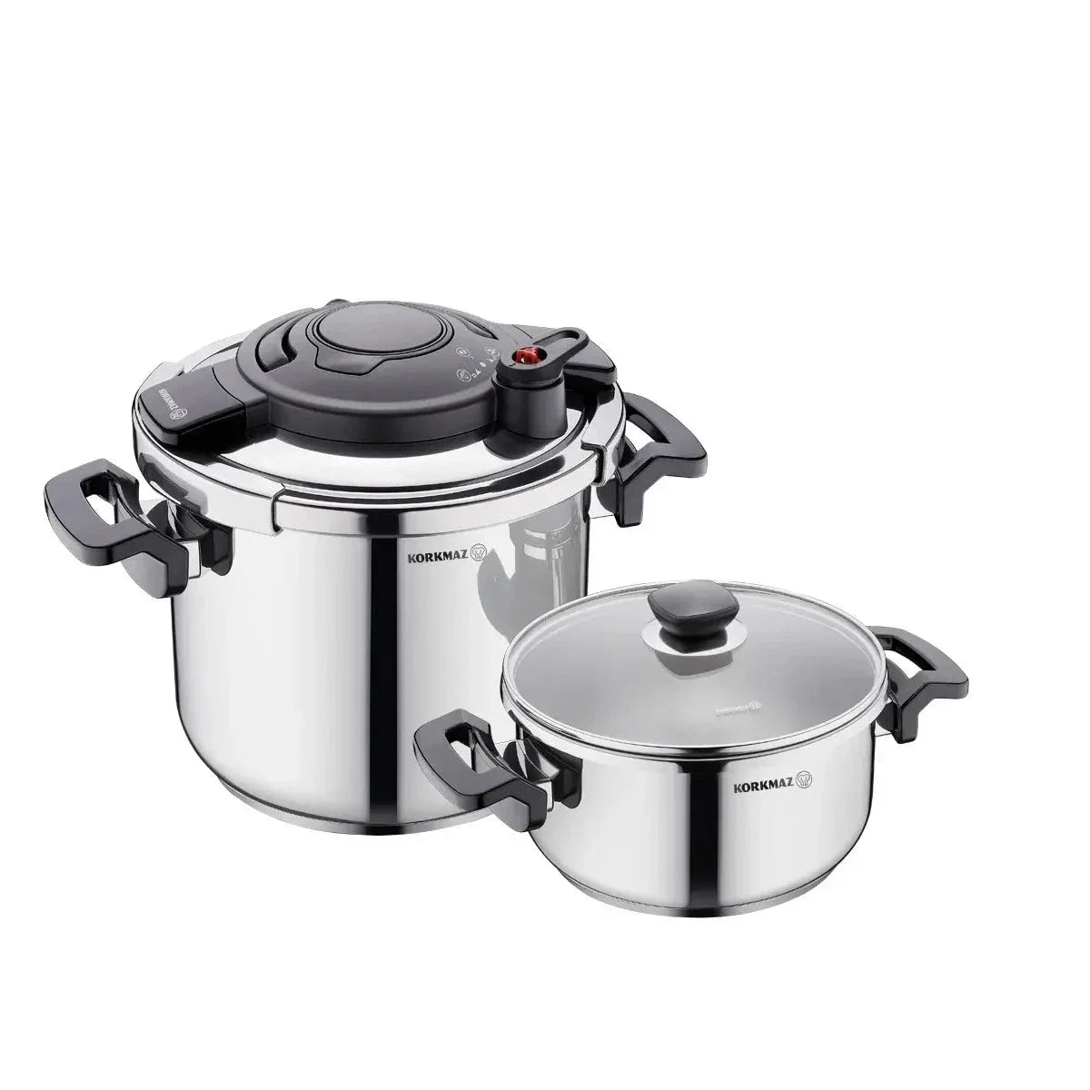 A178 Korkmaz Alessa 4 Piece Pressure Cooker Set