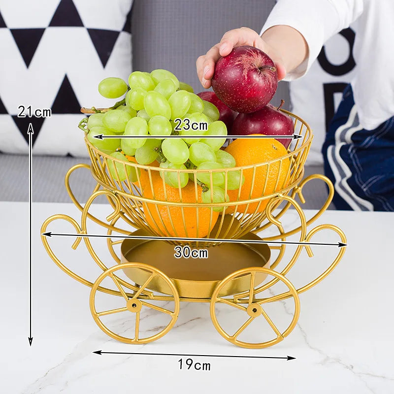 Modern Fruit Basket in Stylish Design (Black colour)