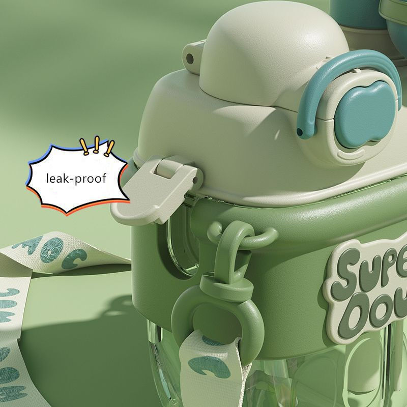 Kids Water Bottle Dual Compartment