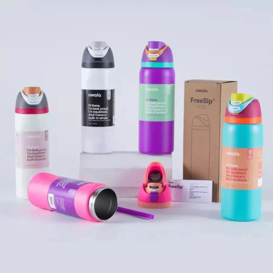Owala FreeSip Water Bottle - 32oz | White