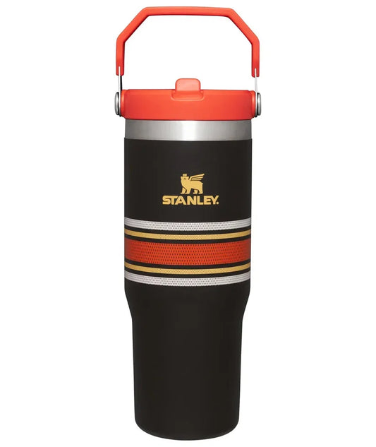 The IceFlow™ Flip Straw Tumbler | 30 OZ - Black Mesh